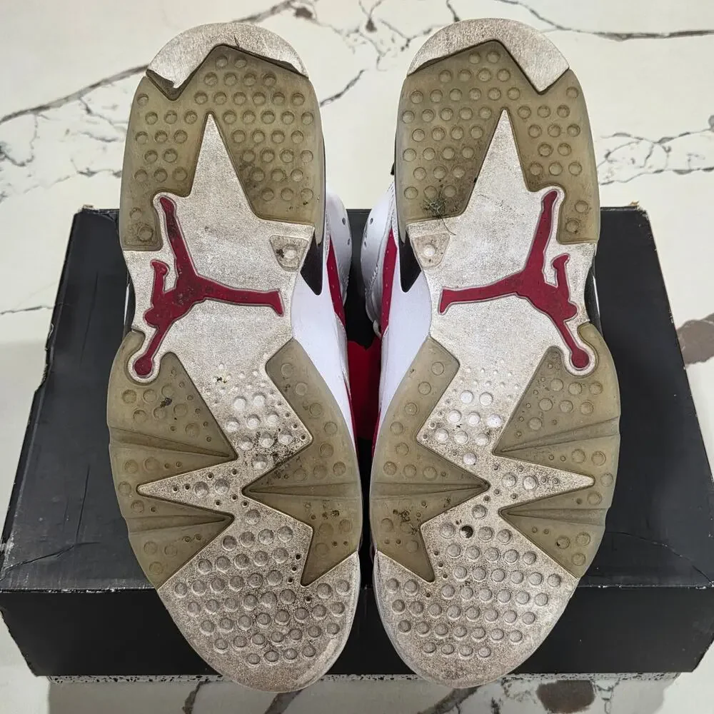 Nike Air Jordan Retro 6 VI Carmine Size 11.5 Men's CT8529-106